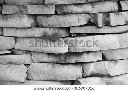 Ancient brick wall for pattern background