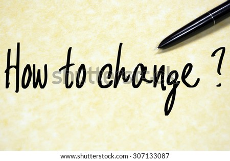 how to change question write on paper 