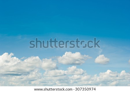 Blue sky background with cloudy.