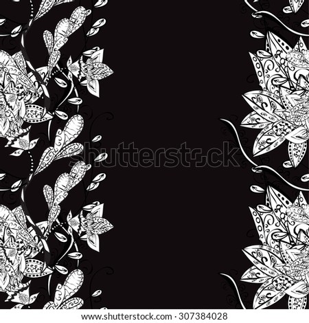 Vector abstract texture with abstract flowers. Endless background. Ethnic lace pattern. Vector backdrop. Bright pattern. Summer template. Use for wallpaper,pattern fills, web page background
