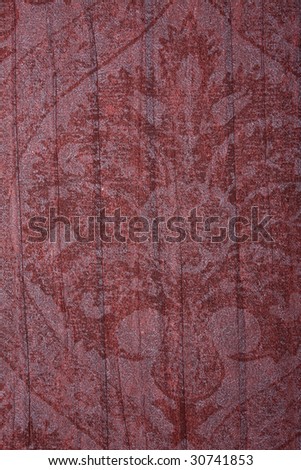 red vintage floral texture