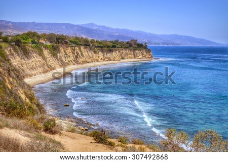  Point Dume State Beach and Preserve. Malibu, California. Royalty-Free Stock Photo #307492868