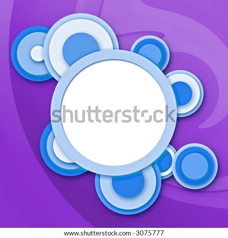 abstract vintage background with white circular space on the center