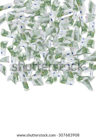 one hundred Euro Notes photo frame
