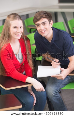 Teens in the class room