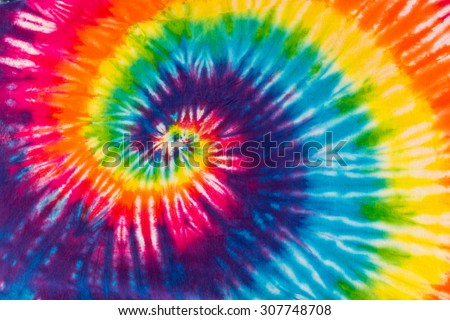 Abstract Swirl Design Tie Dye Royalty-Free Stock Photo #307748708