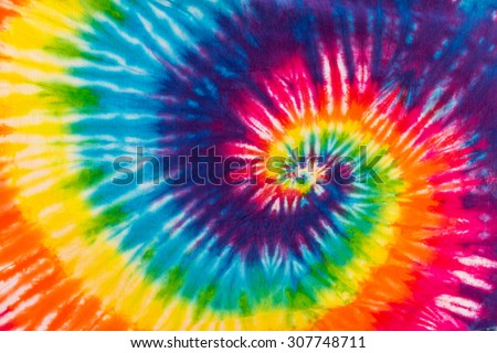 Abstract Swirl Design Tie Dye Royalty-Free Stock Photo #307748711