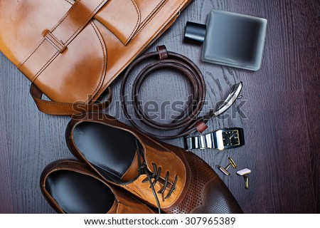 Men's accessories Royalty-Free Stock Photo #307965389
