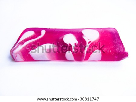 Pink soap bar