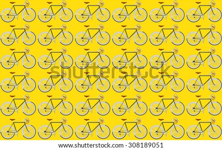 Vintage bike background vector