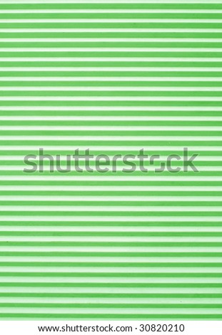 Horizontal green and white stripes