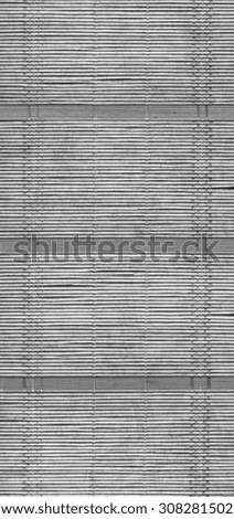 Straw Place Mat Weave Pattern, Bleached and Stained Dark Gray, Grunge Texture Sample.