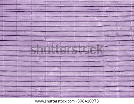 Bamboo Mat Handiwork, Bleached and Stained Purple, Grunge Texture Sample.