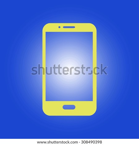Vector illustration of smartphone icon 