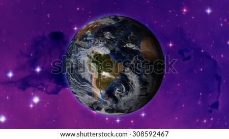 Planet Earth Space - (Elements of this image furnished by NASA)