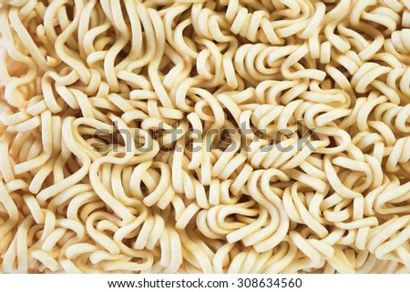 instant noodles texture.