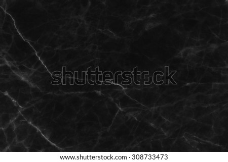 Black marble (natural patterns) texture background  for design.