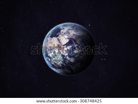 High quality Earth image. Elements of this image furnished by NASA