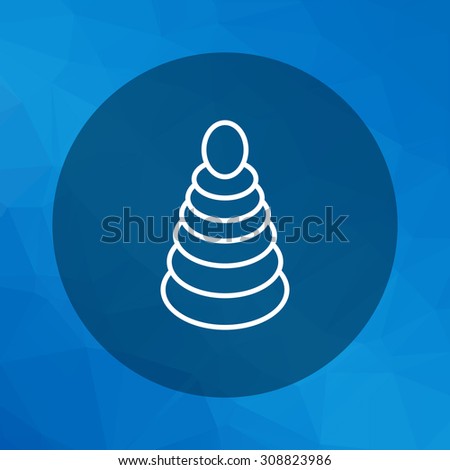 Icon of stacking toy