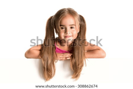 Little Girl Smiling - Stock image
