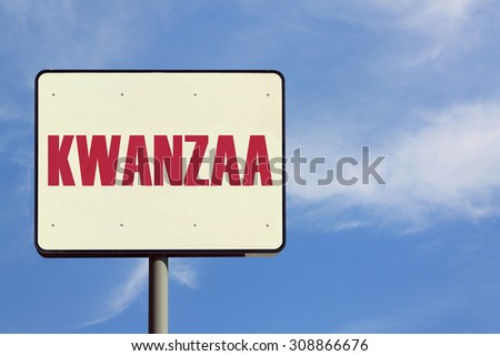 Kwanzaa Sign