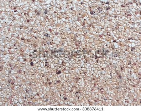 Pebble stone floor background Texture.