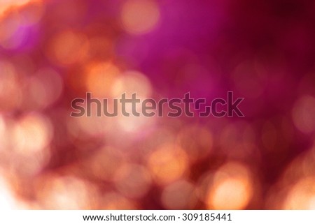 bokeh abstract light backgrounds with light through from tree,Vintage tone, vintage filter 