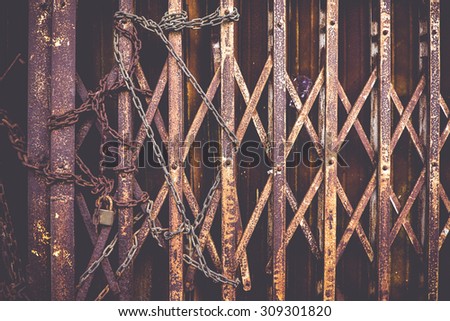 old steel door,Vintage Concept