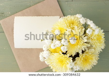 Composition with flowers