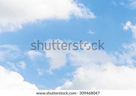 blue sky with Cloudy 