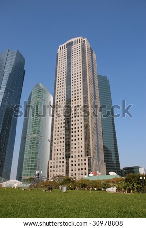 Business buildings in Shanghai China