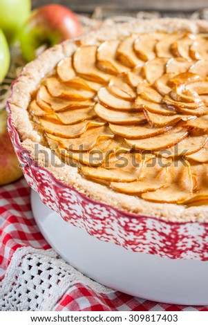 apple pie with cottage cheese.