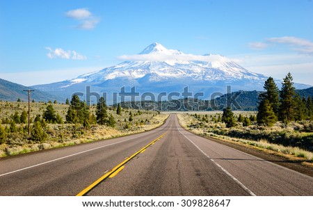Mount Shasta Royalty-Free Stock Photo #309828647