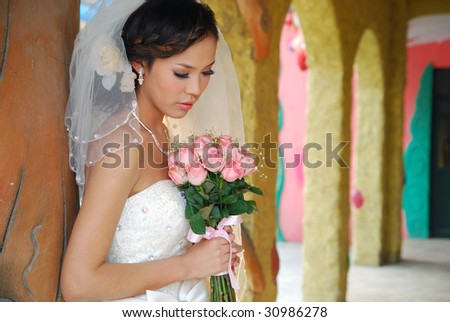 a series of wedding pictures