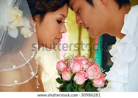 a series of wedding pictures
