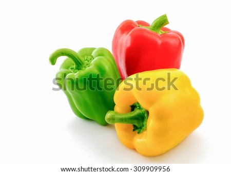 Paprika is a cultivar of the species Capsicum annuum paprika yield different colors, including red, yellow, orange and green peppers are sometimes grouped with less pungent pepper called sweet peppers Royalty-Free Stock Photo #309909956