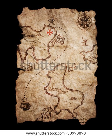 Old treasure map