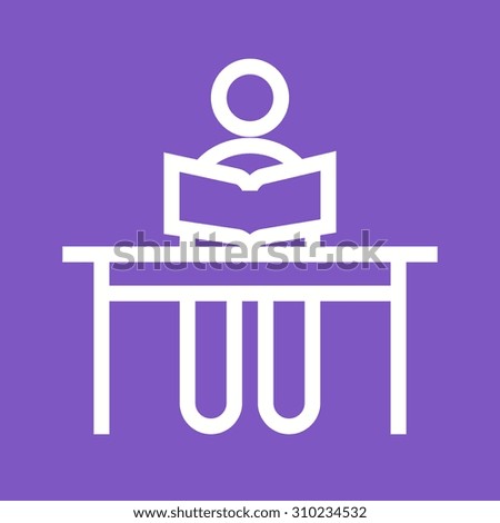 Class, school, teacher icon vector image. Can also be used for activities. Suitable for use on web apps, mobile apps and print media.