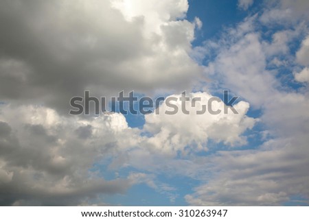 Clouds with blue sky
