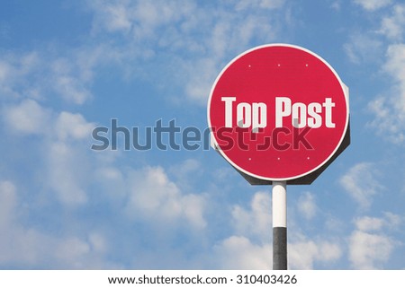 Top Post Sign
