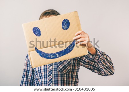 guy with a funny smiley