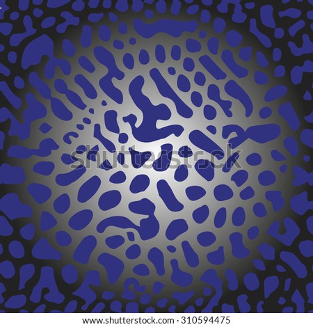 Seamless vector pattern stylized porous structure of coral