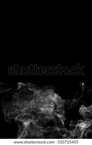 Abstract black smoke on white background, smoke background,black ink background,B&W, Movement of smoke