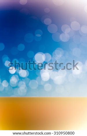 abstract light bokeh background made with color filters, soft focus 