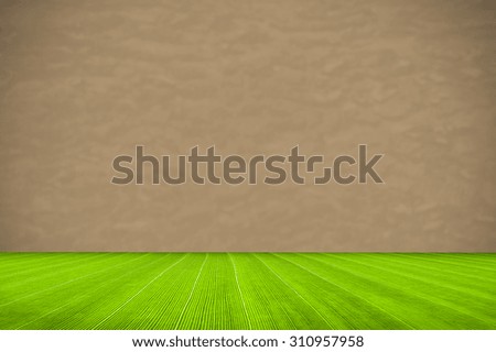 Green paving with vintage patterns and colors background.