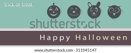 Poster, banner or background Halloween Party Night. illustration background. Vector art eps10