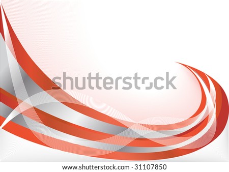 Vector red abstract background; clip-art
