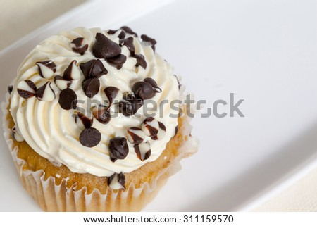 Cup Cakes on white background

