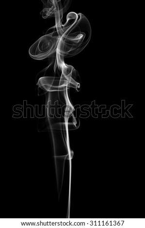 white smoke on black background ink beautiful b w movement of