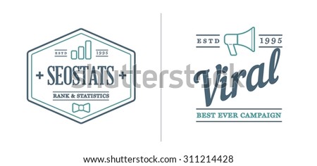 Set of Vector SEO Search Engine Optimisation Elements and Icons Illustration can be used as Logo or Icon in premium quality
